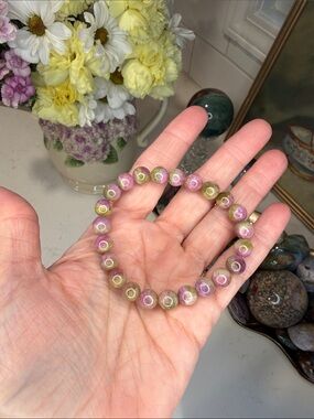 HQ Watermelon Tourmaline Bracelet: B1300